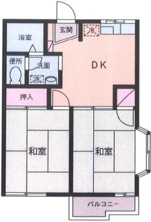 メゾン・ソフィア千間台西B棟の物件間取画像